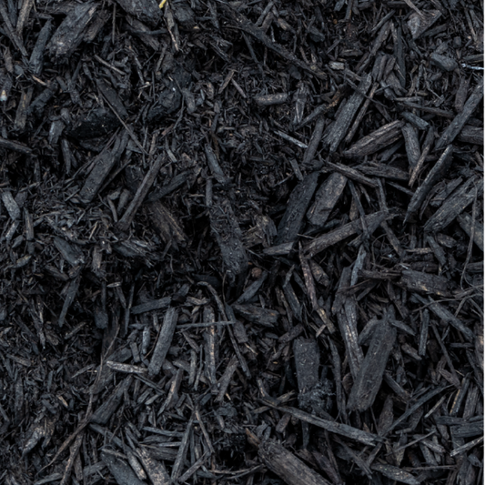 Black Double Shredded Hardwood Mulch
